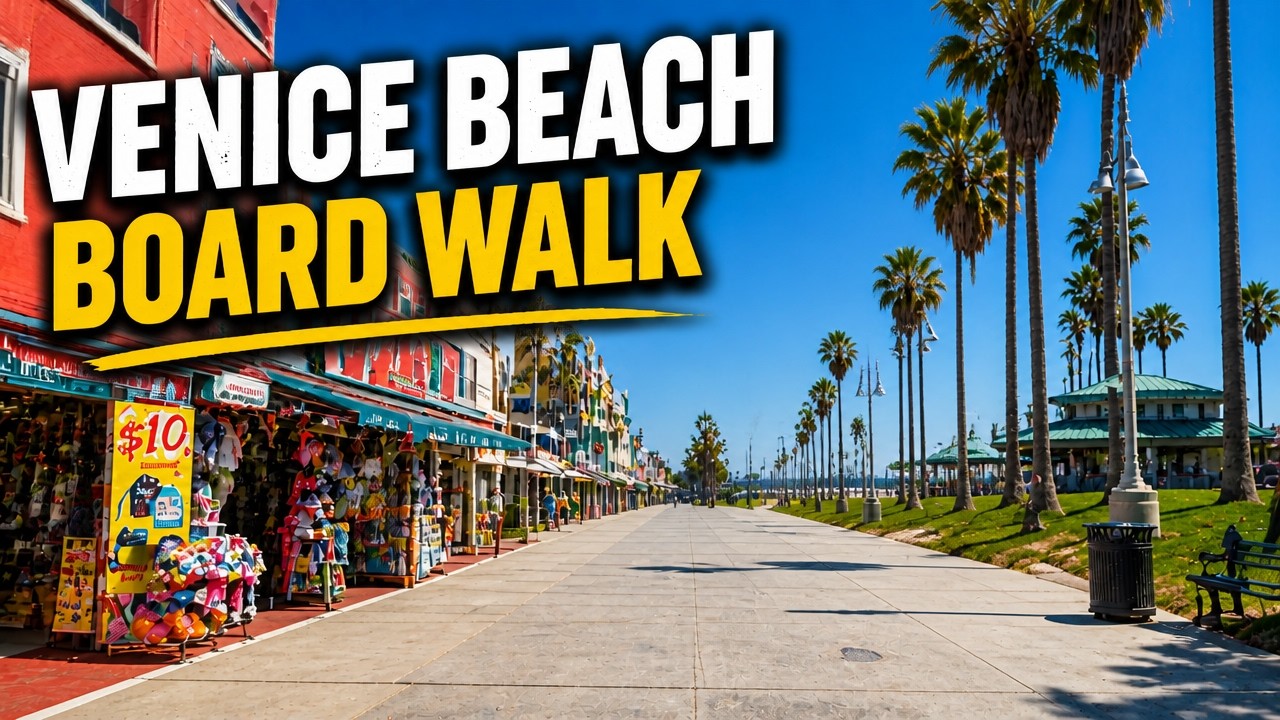 Venice Beach Boardwalk Los Angeles California Tour 2026