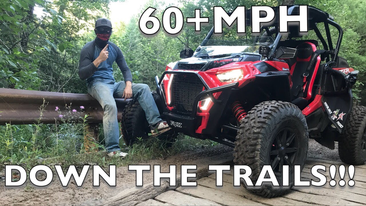 60+ MPH Down North Missaukee Trails In Polaris RZR Turbo S