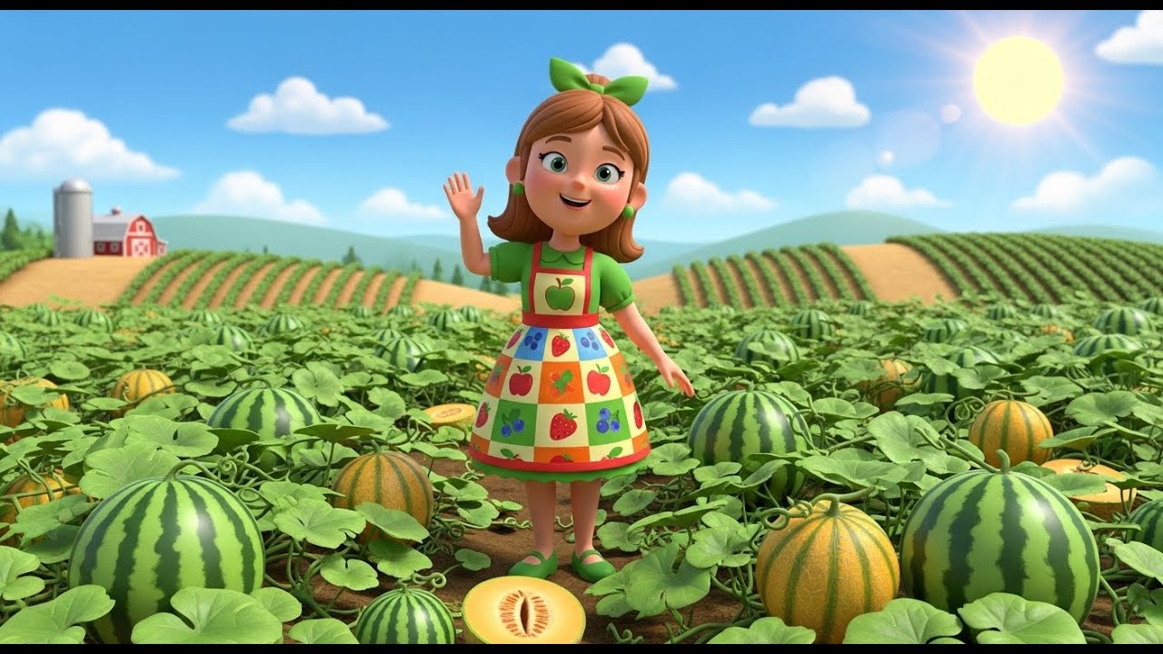 The Melon Patch Learning Songs 🍉 | Sing Along with Ms. Appleberry || kids cartoon
