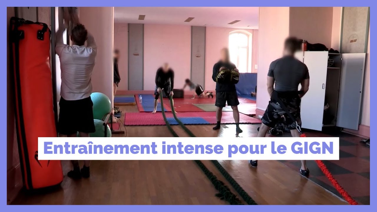 Entraînement intense pour le GIGN