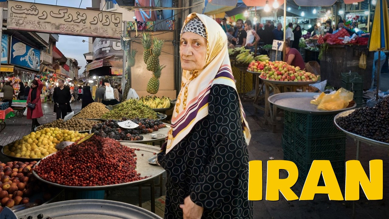 САМАЯ КРАСИВАЯ королева уличной еды в ИРАНЕ! 🇮🇷 Скрытый рай для гурманов в Раште!