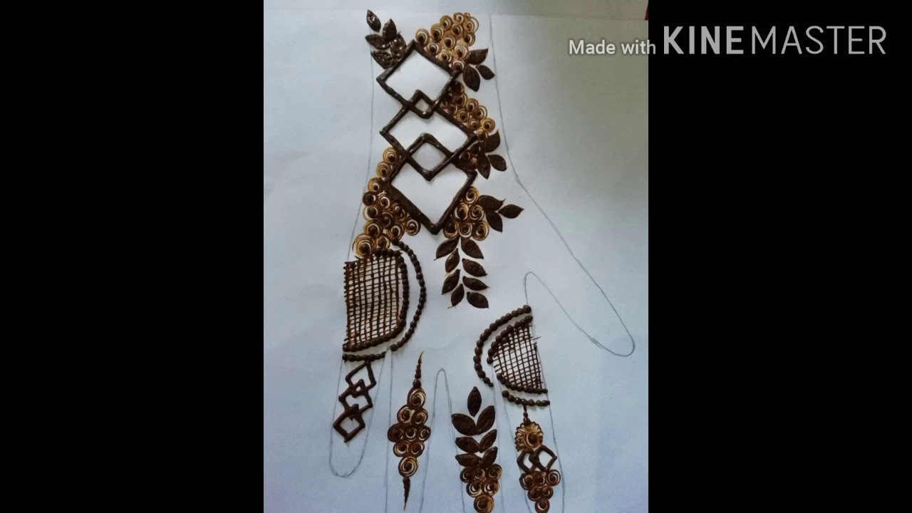Muskan mehndi artist beautiful mehndi designs for hands on experience heena mehndi designs