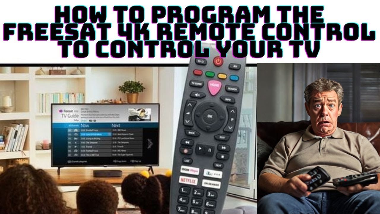 How to Program a Freesat Arris Remote Control to Operate Your TV Volume Freesat 4k box Set Up Guide