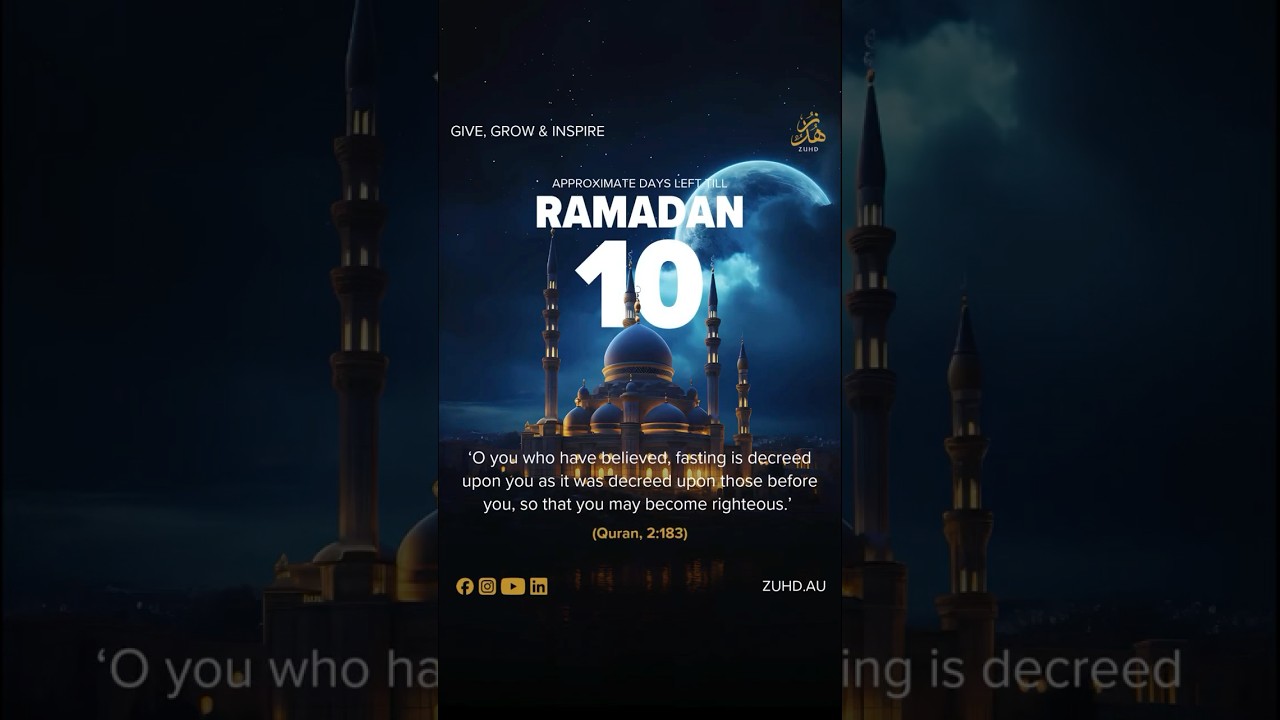 🌙 Less Than 10 Days Until Ramadan &ndash; Are You Spiritually Ready? 🤲