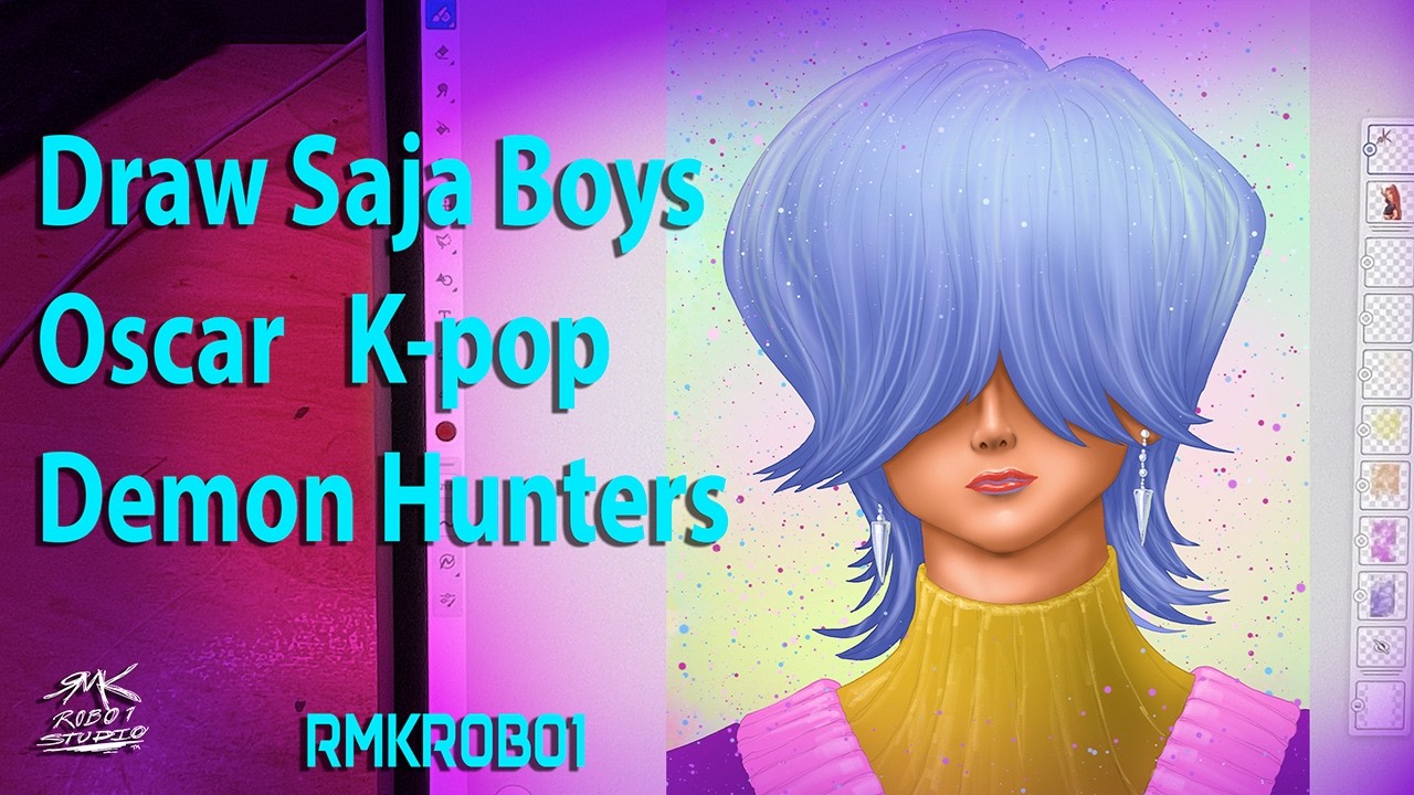 Draw Saja Boys Oscar K pop Demon Hunters