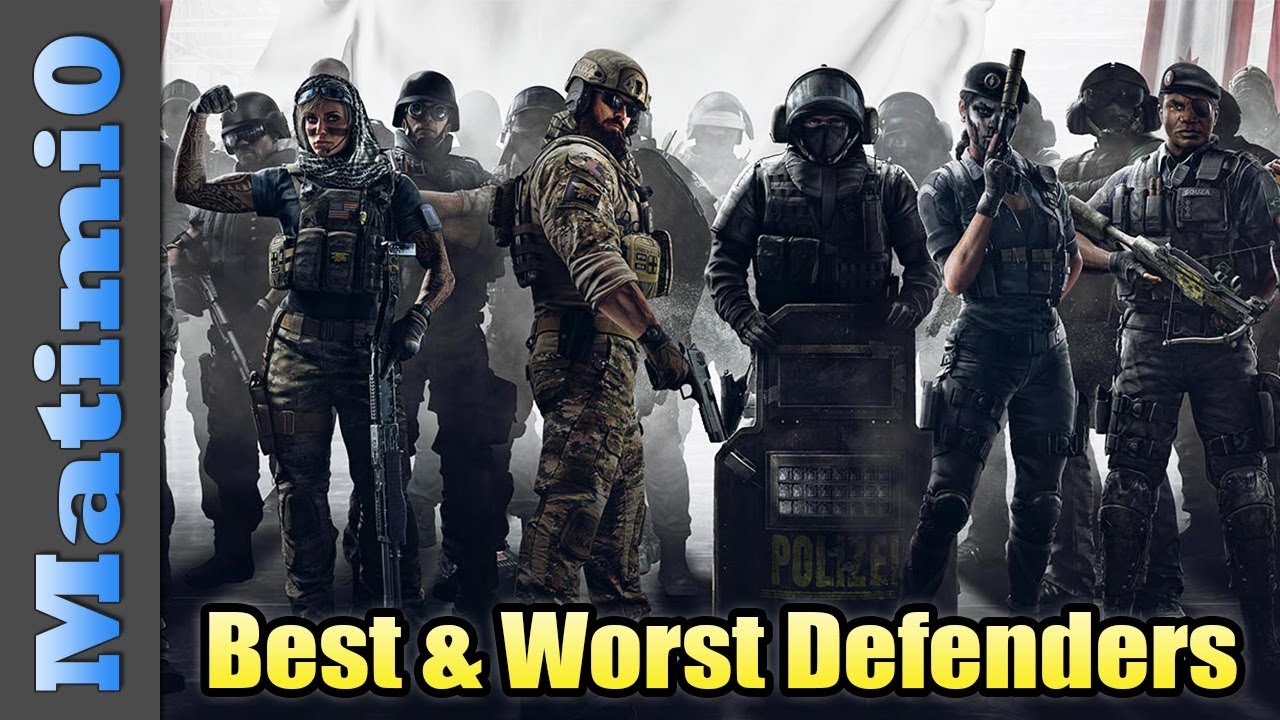 Best & Worst Defenders - Rainbow Six Siege - Year 2