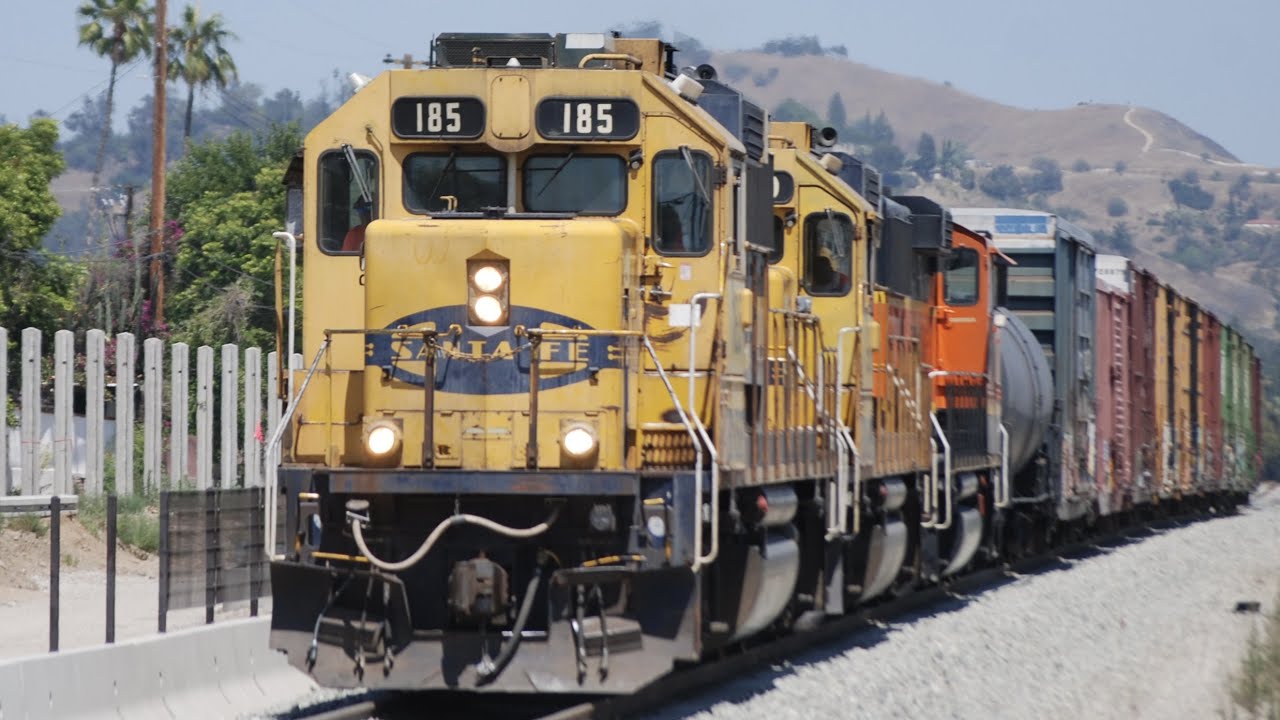 Iconic Santa Fe GP60 Duo on the Pasadena Subdivision! 6/6/2022