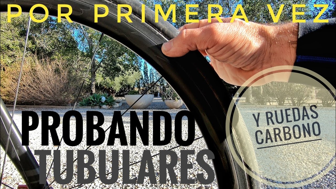 probando tubular bicicleta de carretera (mi primera vez) y ruedas carbono