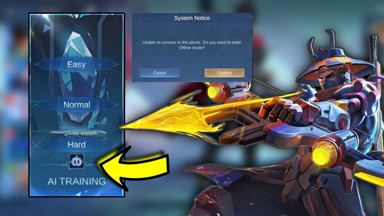HOW TO FIX AND UNLOCK HARDMODE ONLINE/OFFLINE IN MOBILE LEGENDS!