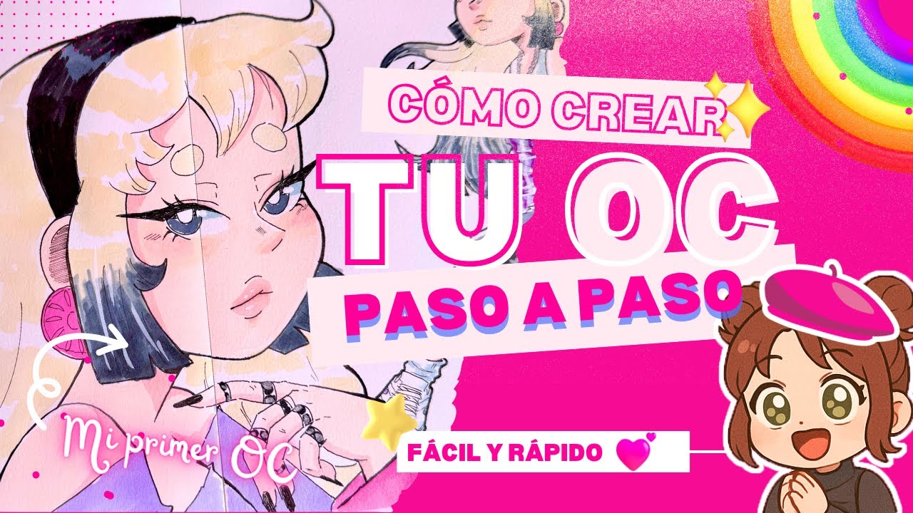 Guía RÁPIDA para Dibujar tu primer OC🥳 | Aprende a crear un PERSONAJE desde CERO
