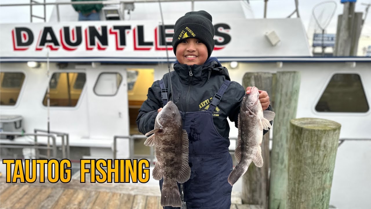 Tog Fishing on the Dauntless Party Boat