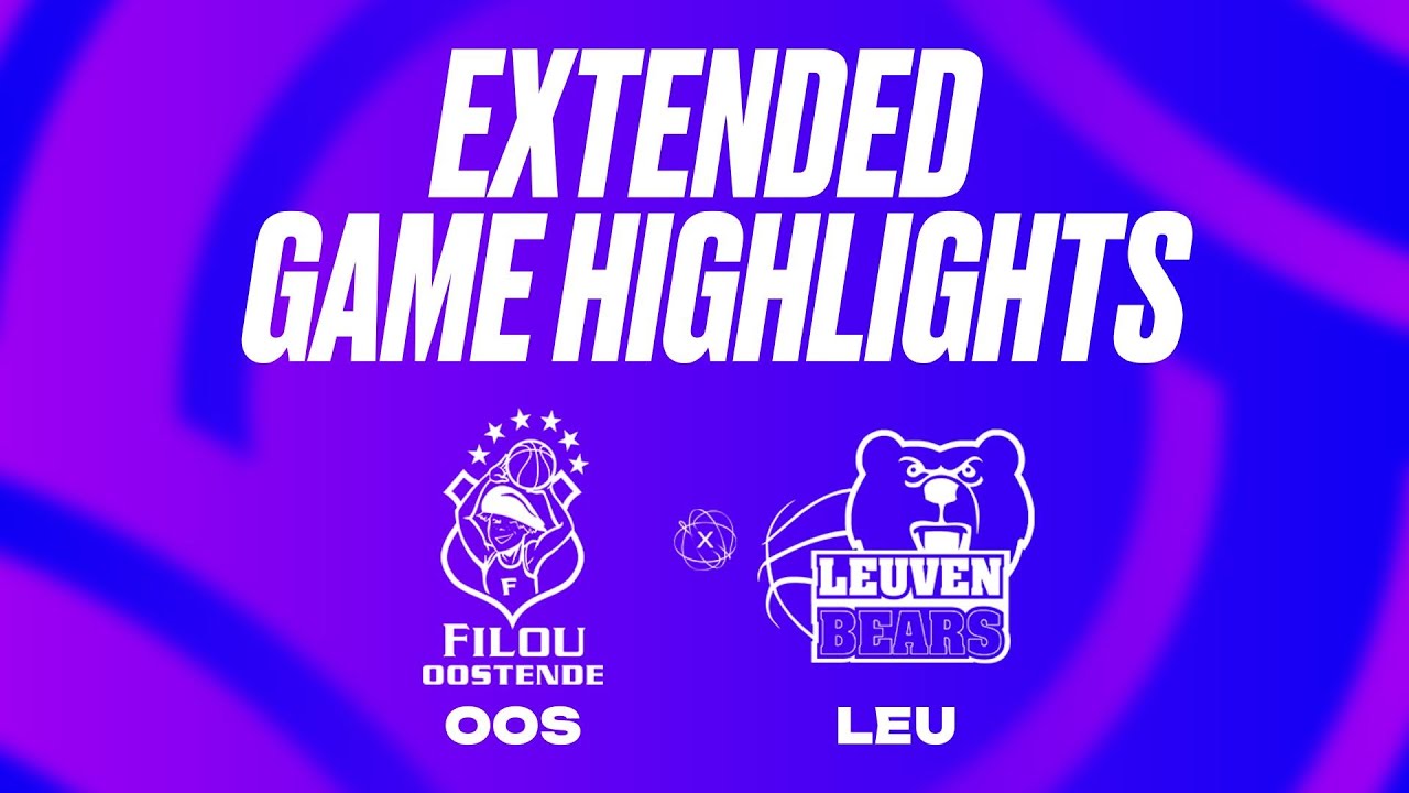 Filou Oostende vs. Stella Artois Leuven Bears Extended Game Highlights