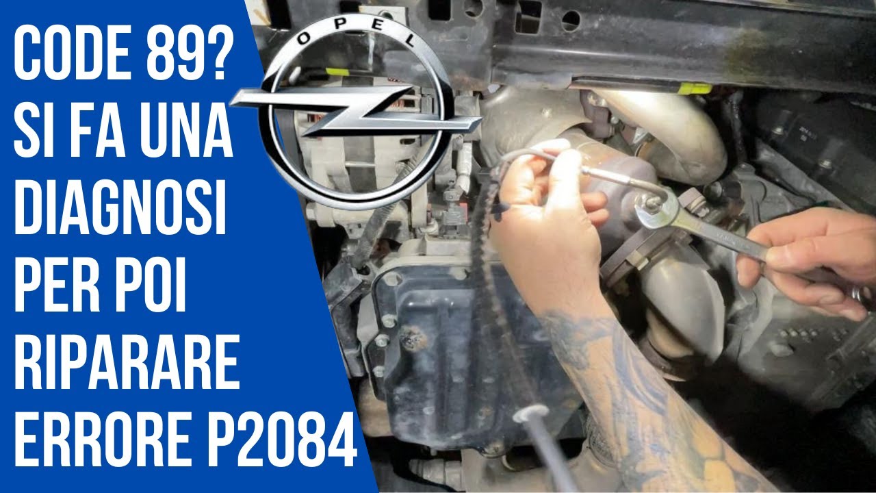 Opel Mokka sostituzione Sensore Temperatura Gas di Scarico code 89 #febi