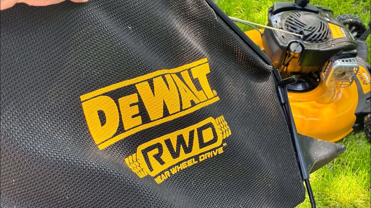 DEWALT 150CC  NEW GAS LAWN MOWER VIEWER REQUESTED HOW TO VIDEO! 