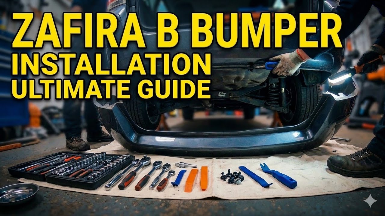 Zafira B rear bumper removal @TheCarWorkshop