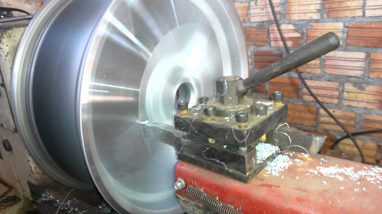 Diamantando rodas liga leve