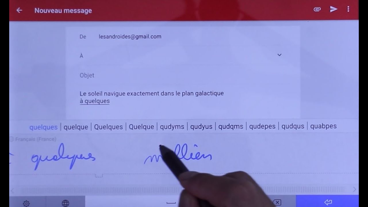 Test du stylet M-Pen pour tablette Huawei MediaPad M5 Pro