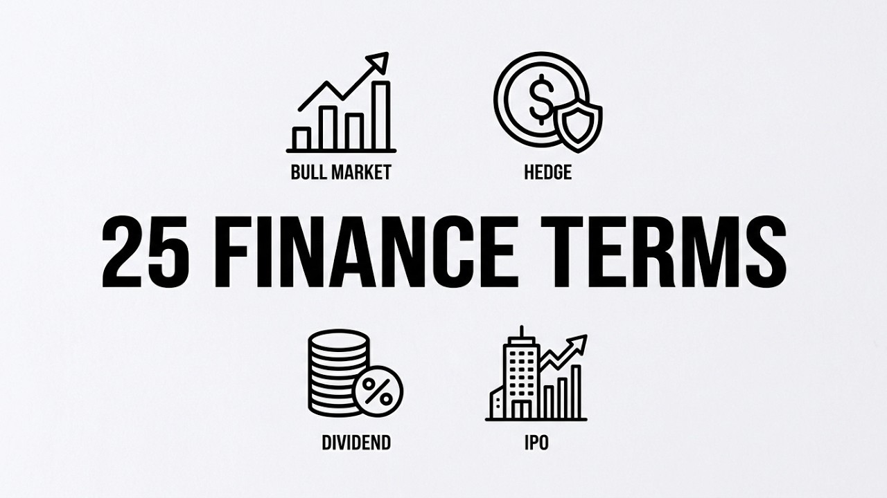 Business English: 25 Finance & Investment Terms Explained Simply
