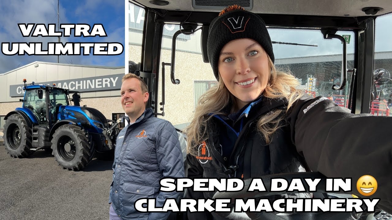 A DAY SURROUNDED BY MACHINERY & ANOTHER VALTRA UNLIMITED TRACTOR ,THE T255 VERSU !