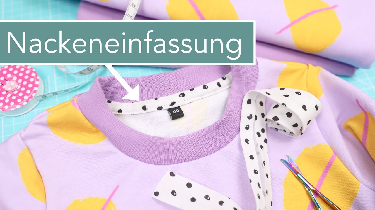 Nackenversäuberung nähen / Streberstreifen – auch nachträglich!