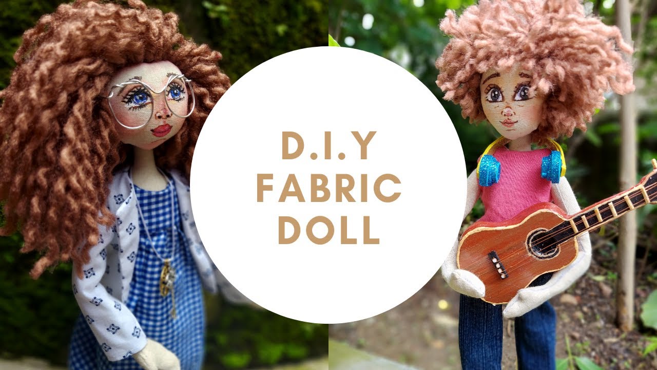 D.I.Y cloth/rag doll | Dollmaking |How to make a poseable fabric doll | Kapde ki Gudiya kaise banaye