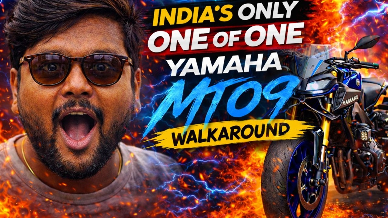 INDIA’s ONLY 1 OF 1 Yamaha MT-09 😱 | Dubai Import Monster Walkaround 🔥