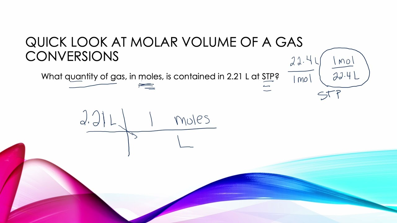 Stoichiometry at stp