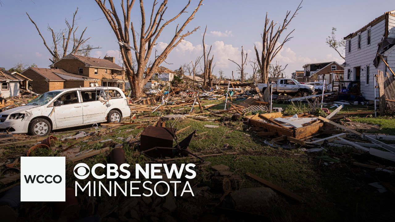 Video shows power poles breaking in eastern Wisconsin amid severe storms