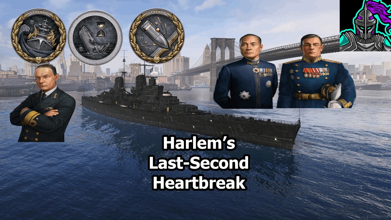 Harlem’s Last-Second Heartbreak | World of Warships Legends