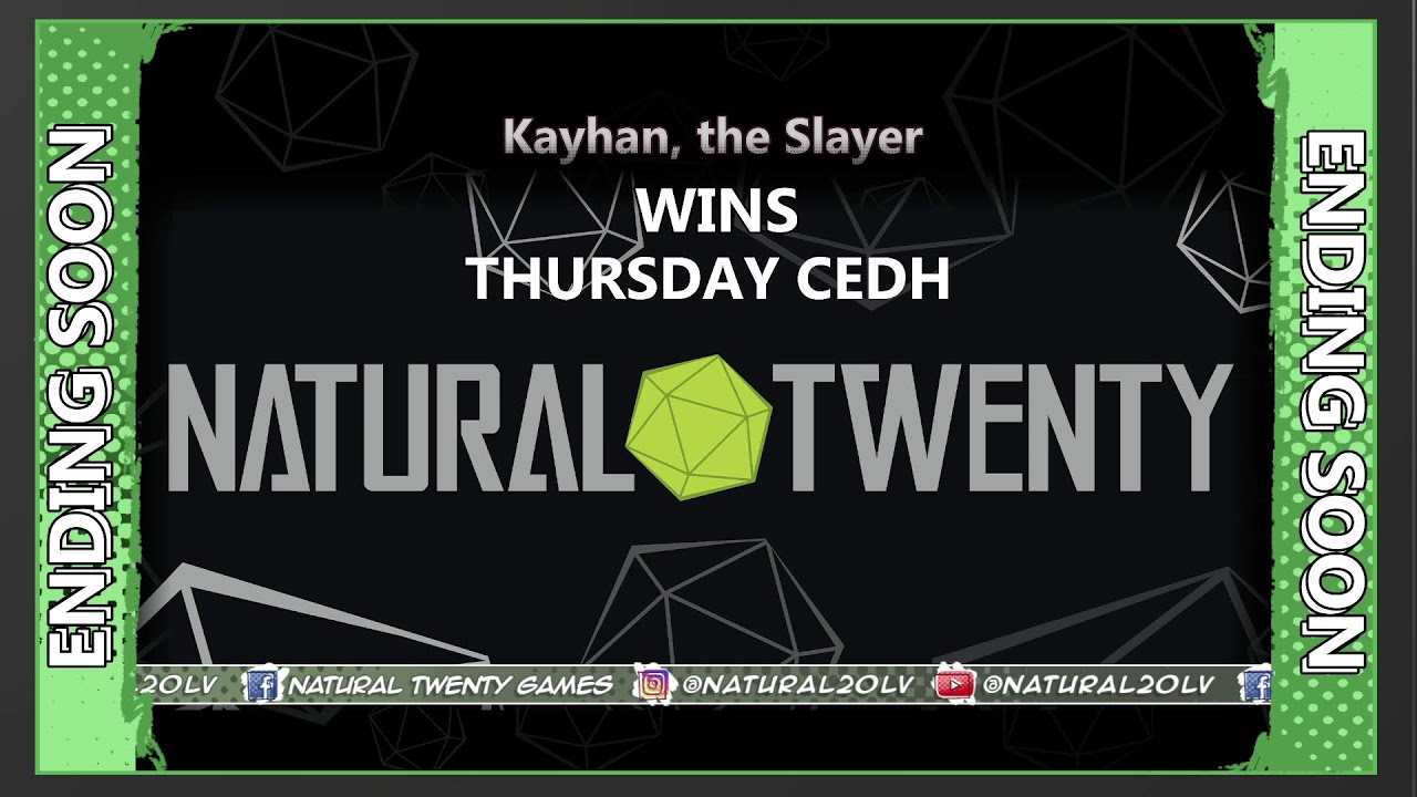 THURSDAY NIGHT CEDH ❄️ 30+ PLAYERS ❄️ LARGEST CEDH WEEKLY IN LAS VEGAS ❄️ NATURAL TWENTY GAMES