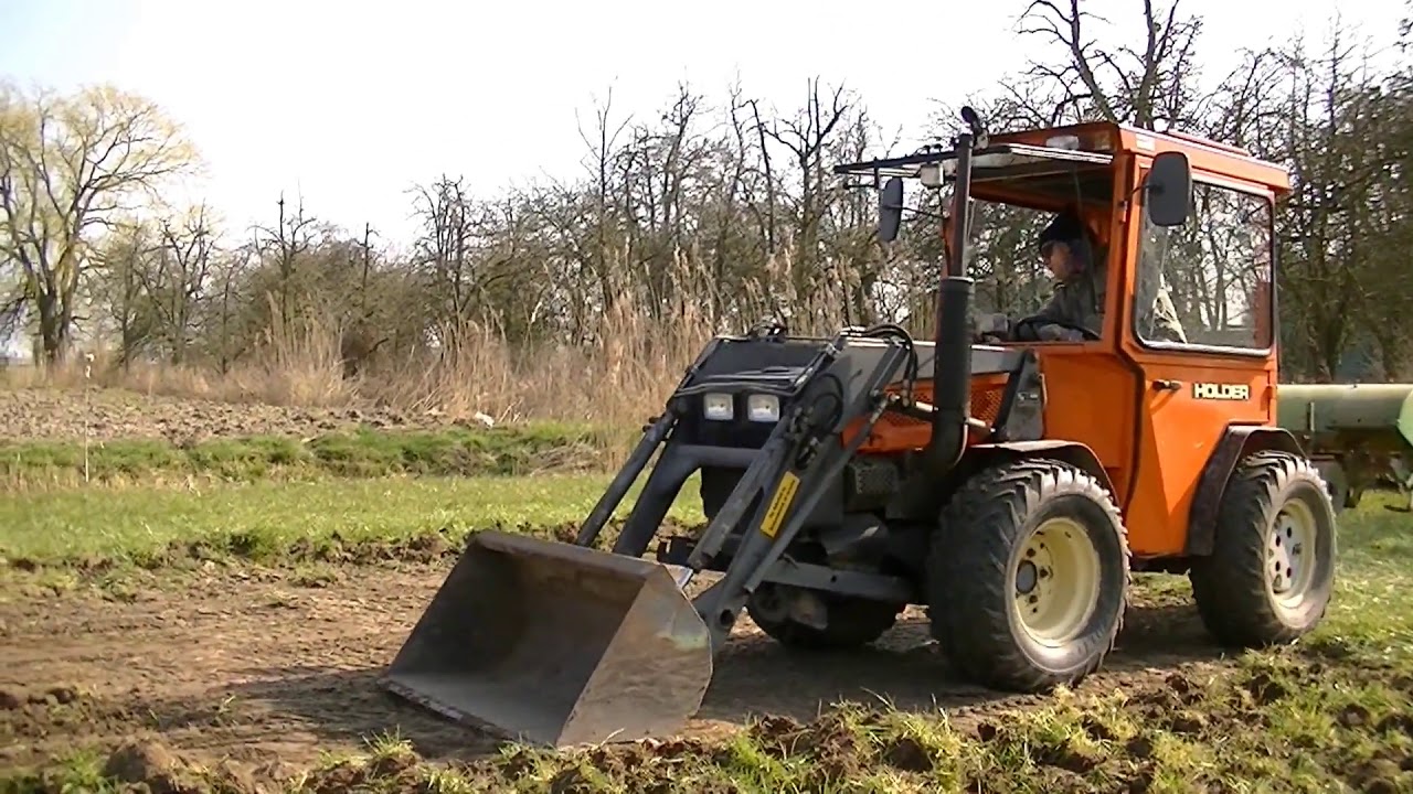 Holder  C30 und A12 im Einsatz - Frontlader, Fräse, Walze - Teil 2 - Tractor, Trecker, Schlepper