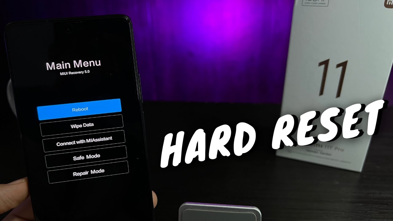 XIAOMI 11T  PRO📲Cómo Hacer Hard Reset en tu MÓVIL, Borrado, Restaurar contraseña [FÁCIL]📱