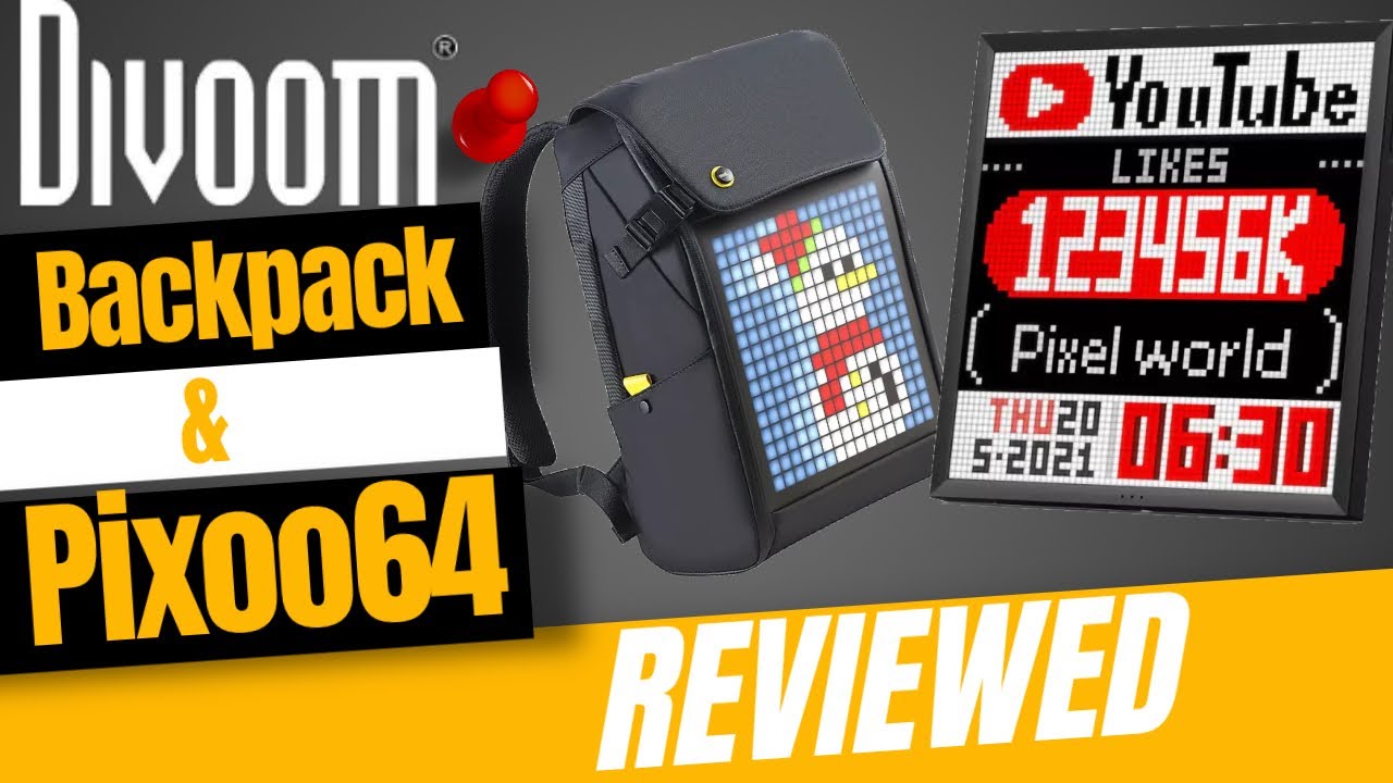 Divoom Backpack and Pixoo64 Reviewed