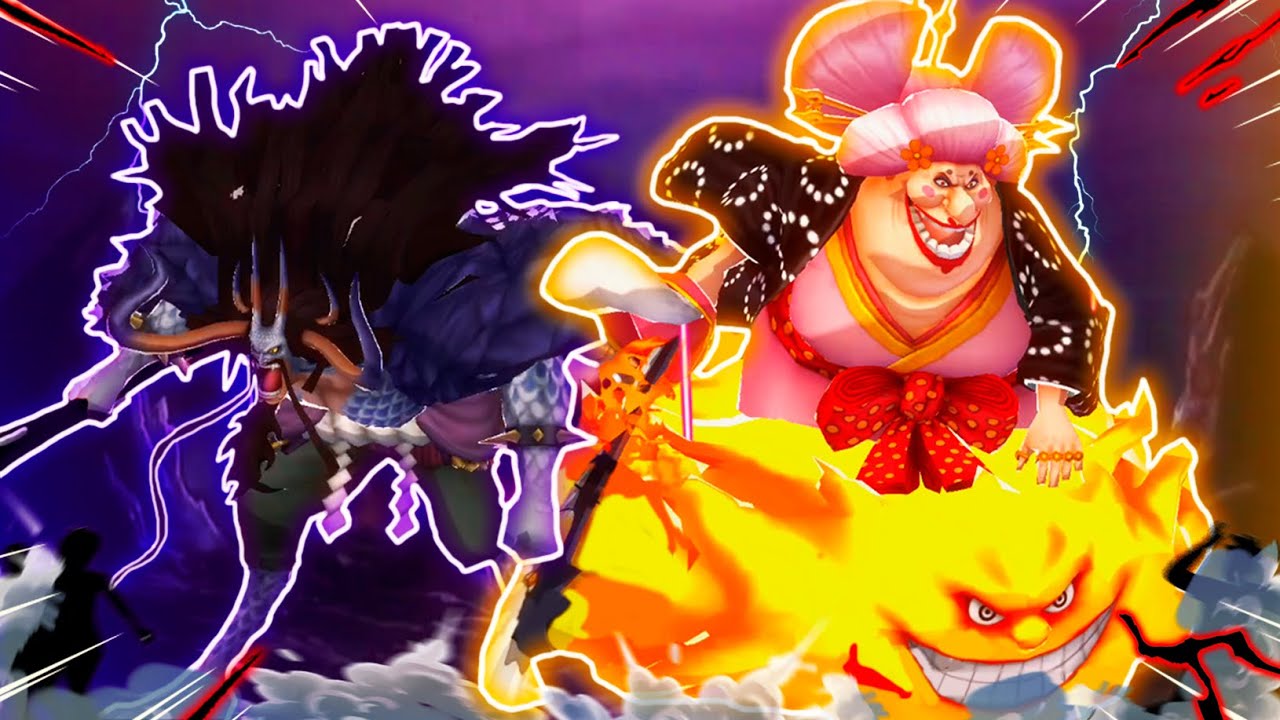 A Dupla Mais Poderosa?! Joguei Com Kaido Híbrido e Big Mom EX Na Ranqueada Do One Piece Bounty Rush!