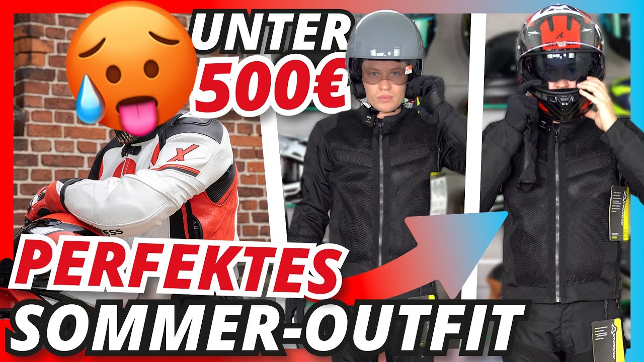 SOMMER-MOTORRADOUTFIT UNTER 500€ ☀️🏍️ Schwitzen, nein Danke! 🥵