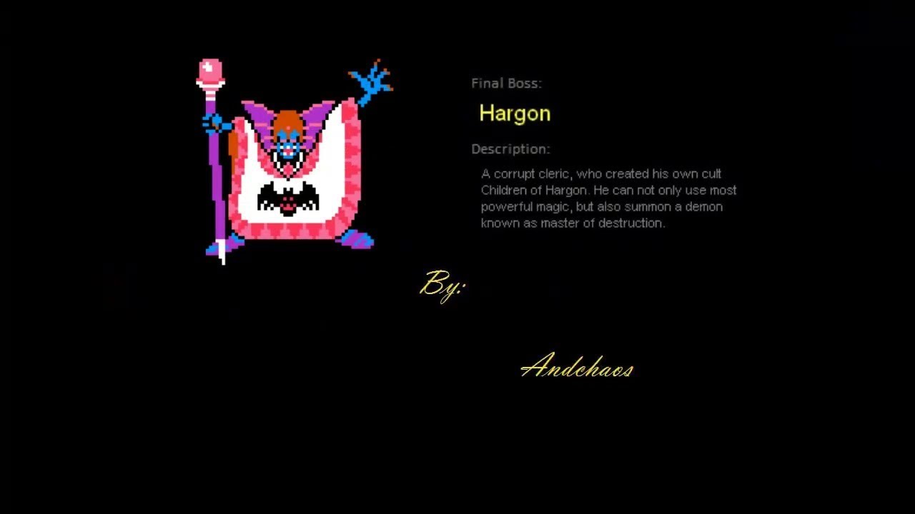 [Nes] Dragon Quest 2 - Final Boss: Hargon