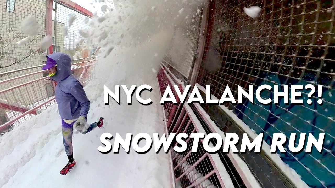 NYC Avalanche?! 6 Mile Snowstorm Run!