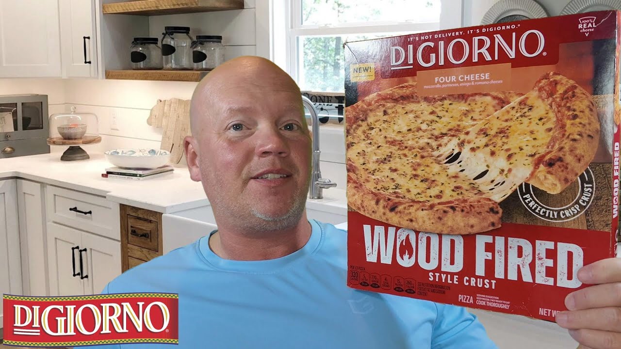Обзор пиццы DiGiorno Four Cheese, приготовленной на дровяной сковороде