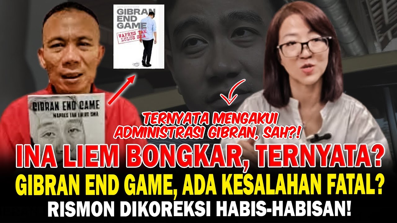 Ina Liem Koreksi Buku Gibran End Game! Ternyata Banyak Kesalahan Fatal?