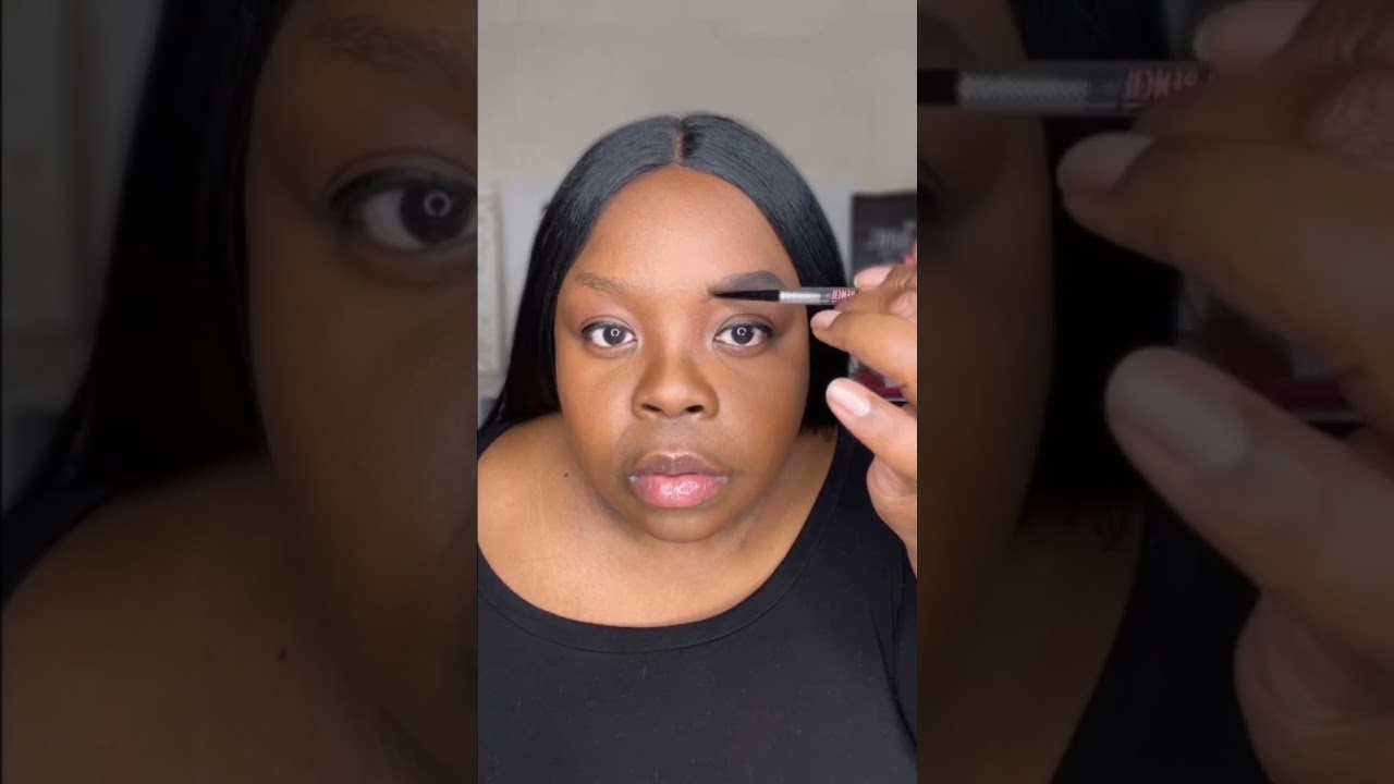 QUICK EASY BROW tutorial #shorts #browsforbeginners #eyebrow #howidomybrow #makeup