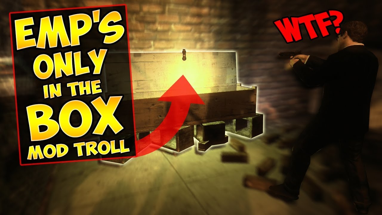 EMP'S ONLY IN THE MYSTERY BOX MOD!! (Zombie Mod Trolling!)