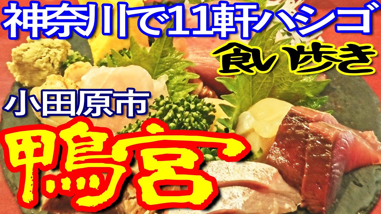 神奈川ゆる旅　小田原市の鴨宮で１１軒ハシゴして食い歩き満喫