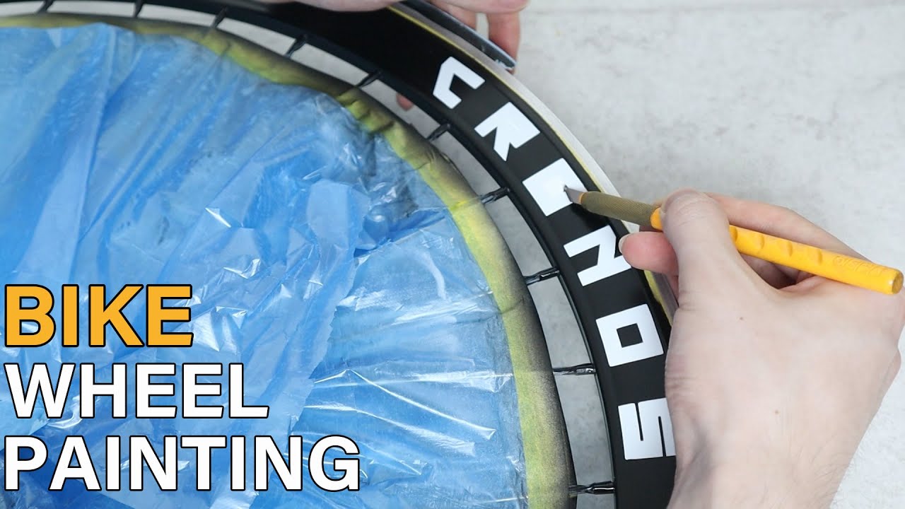 BIKE WHEEL PAINTING - Custom Bicycle Painting