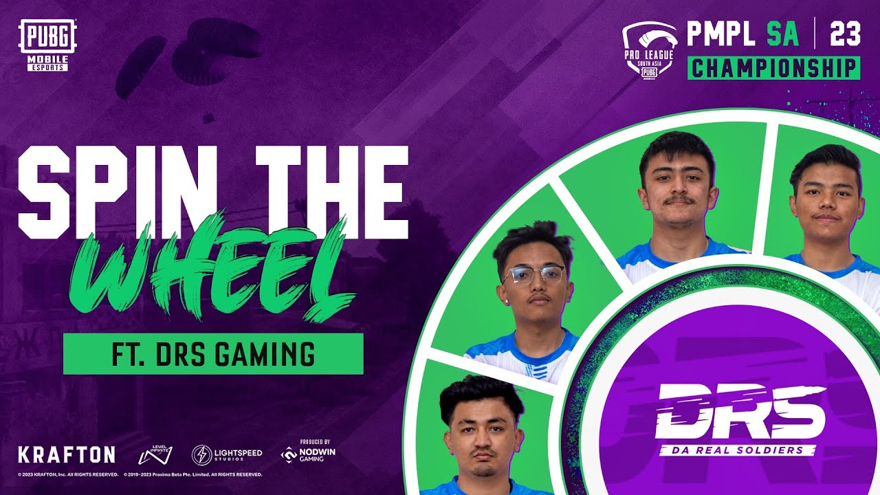 Spin The Wheel Ft. DRS Gaming | 2023 PMPL South Asia Championship Spring