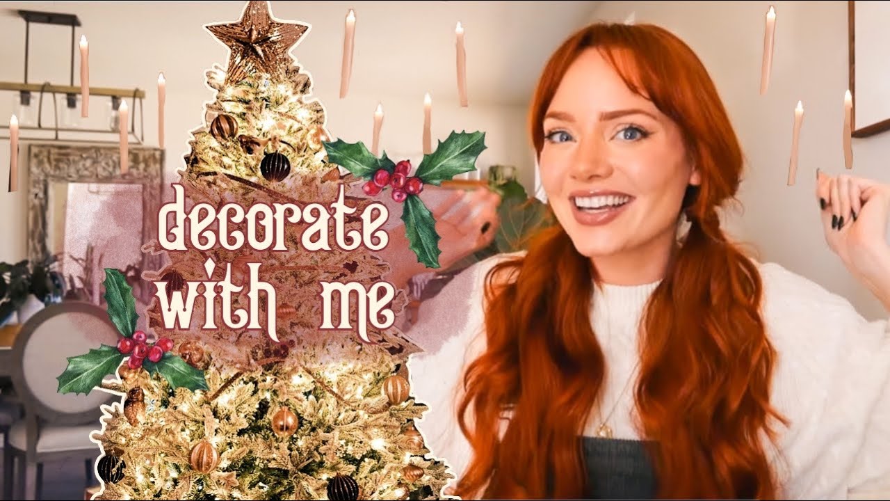 Decorate With Me for Christmas🎄whimsical wonderland, yule ball, harry potter vibes // a cozy vlog
