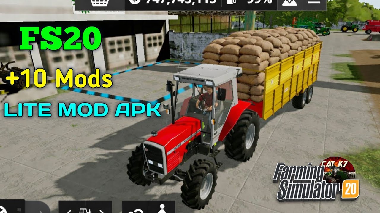 FARMING SIMULATOR 20😱NEW LITE MOD APK✅SIZE :- 1GB 