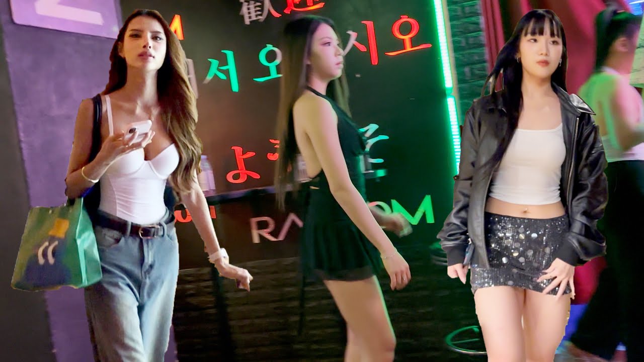 Bangkok Thailand Nightlife scenes : Soi 4 Nana Freelancers, Soi 24 Sukhumvit, Ekkamai