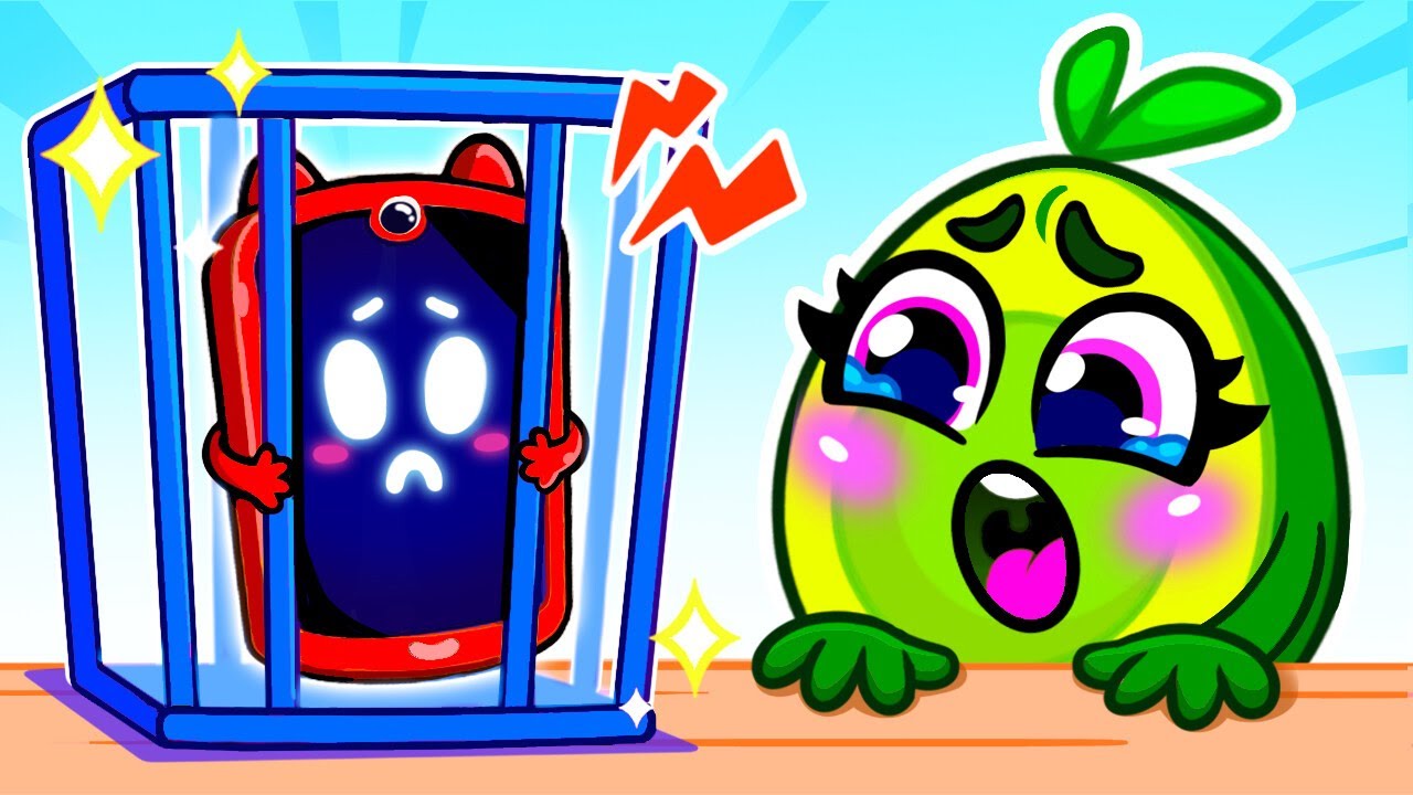 Mobile Phone Jail | Safety Habits for | Kids Good Habits for Kids +Nursery Rhymes  