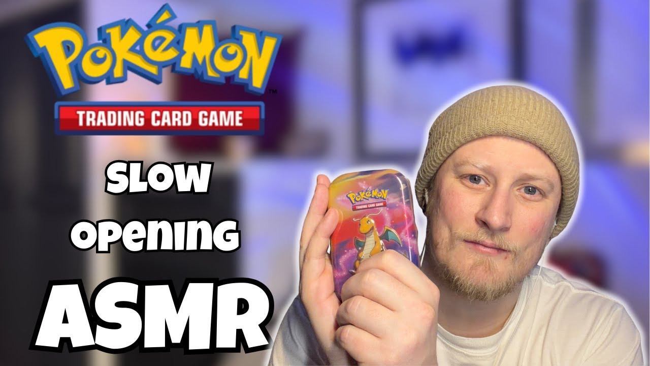 ASMR Taking a Really Long Time to Open a Pokemon Mini tin