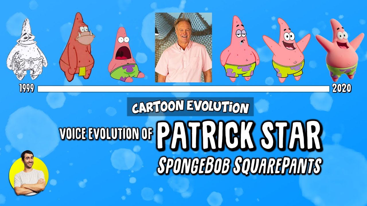 Voice Evolution of PATRICK STAR (SPONGEBOB) - 21 Years Explained